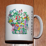 mug wi wildflowers